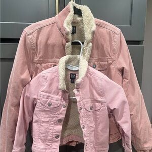 GAP Kids Pink Sherpa-Lined Jacket